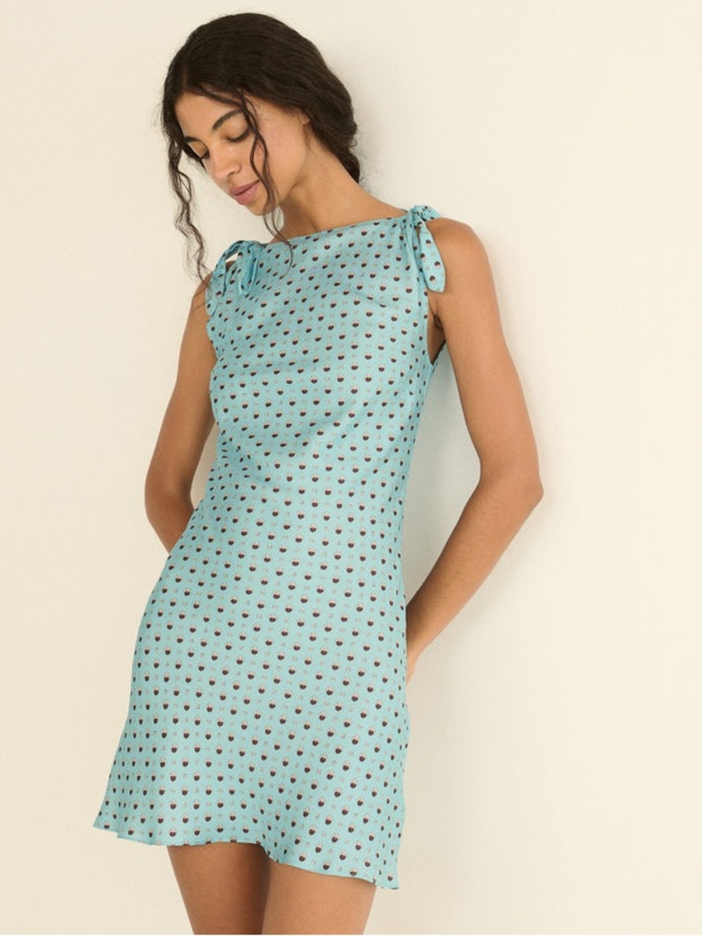 DÔEN MALTINA DRESS IN LÉRINS FOULARD